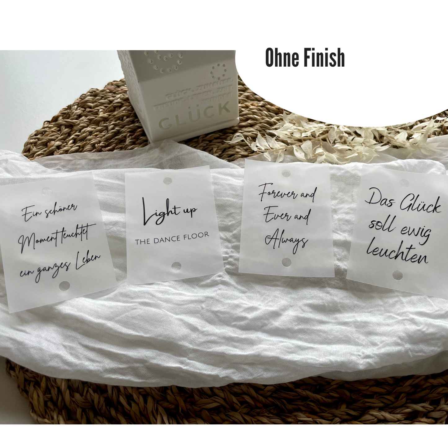 Alle 4 Sprüche nochmal ohne Finish