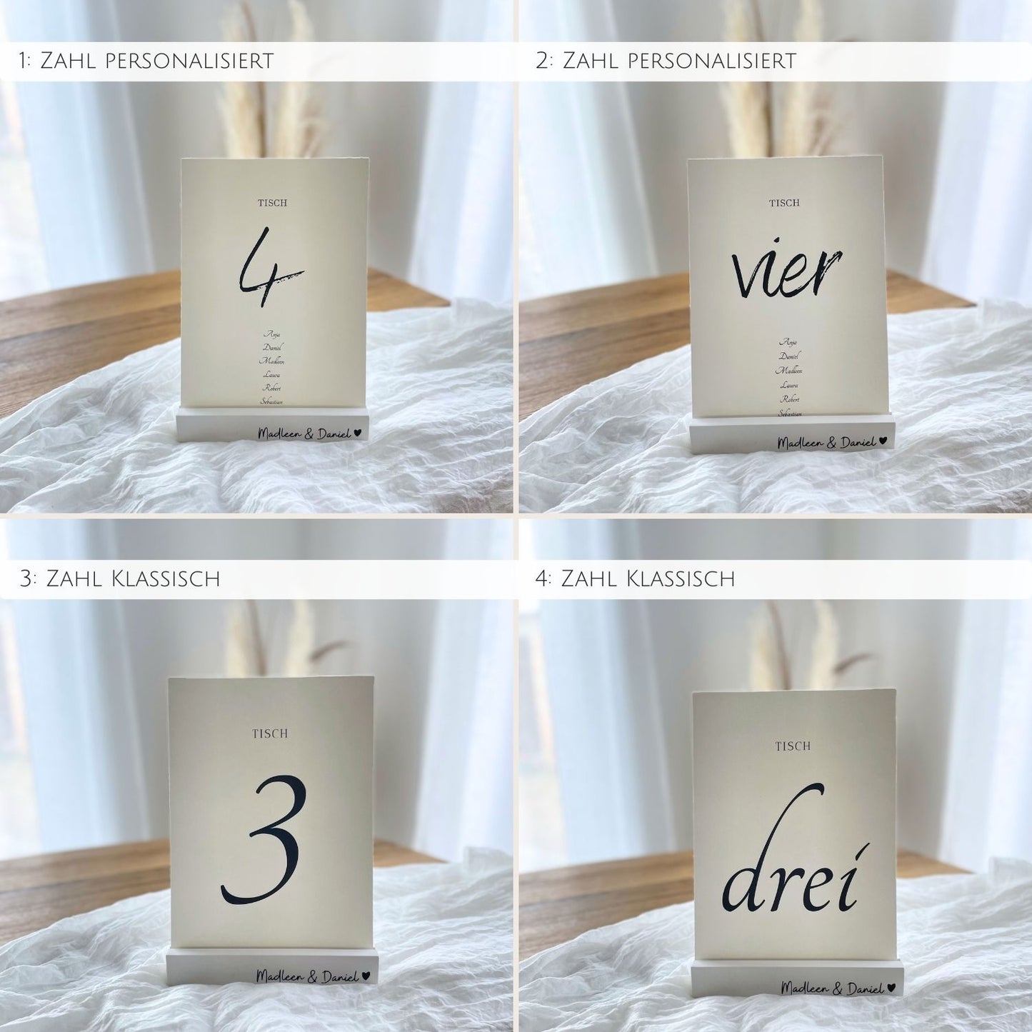 Einzigartige Dekoideen für Hochzeiten