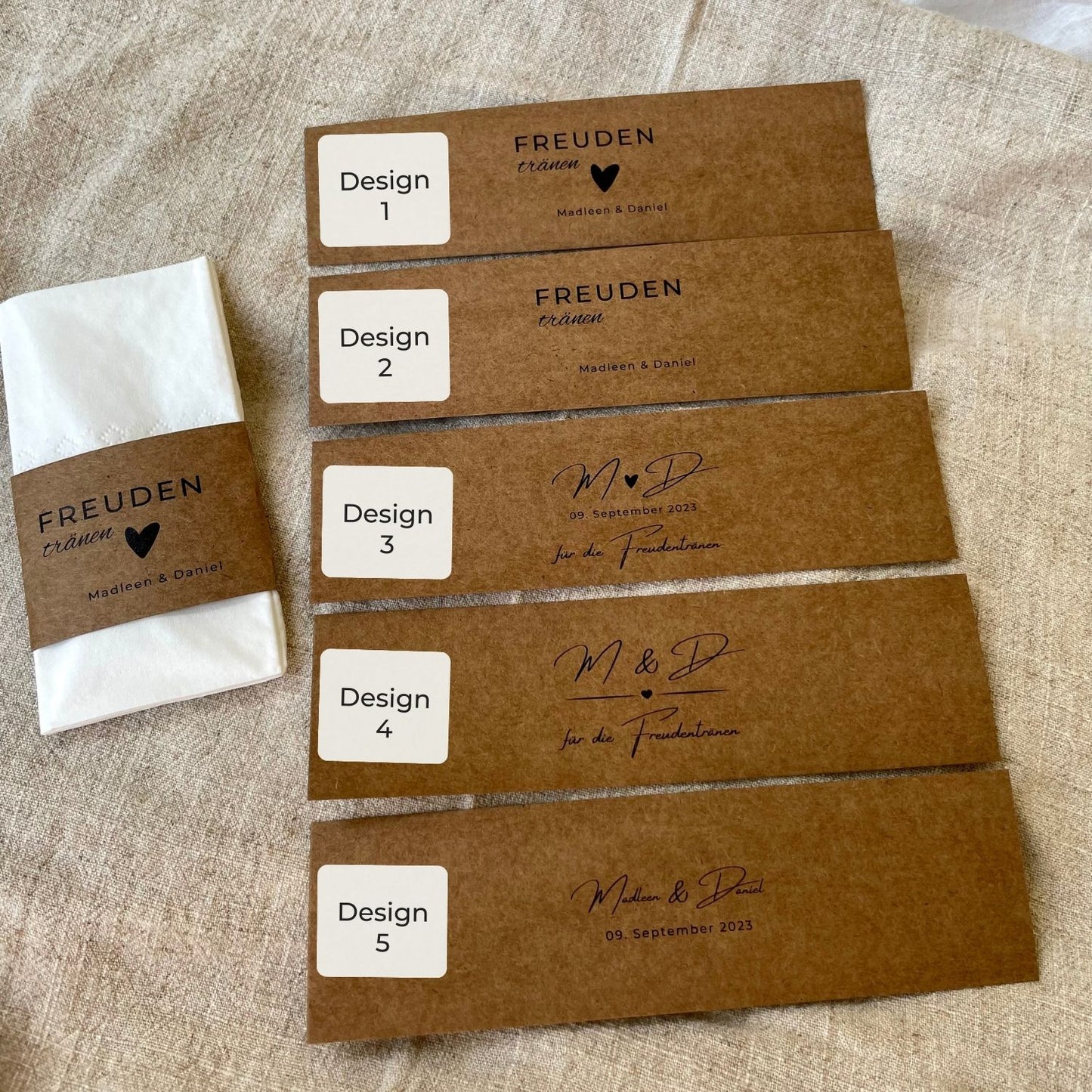 Personalisierte Deko-Details für emotionale Hochzeiten