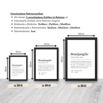  Deko-Idee für Brautjungfern in verschiedenen Größen