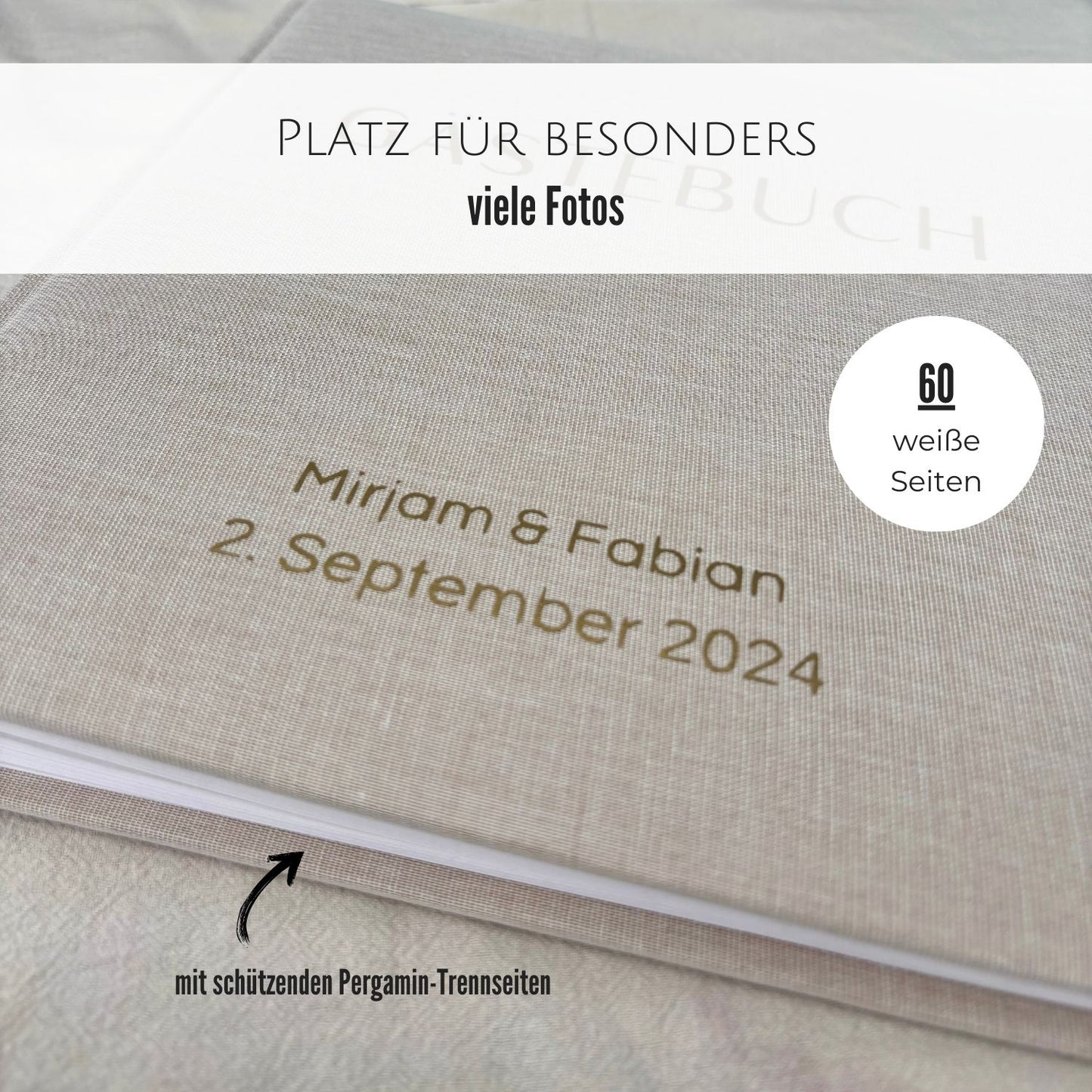Hochzeitsplanung Zubehör: Gästebuch
