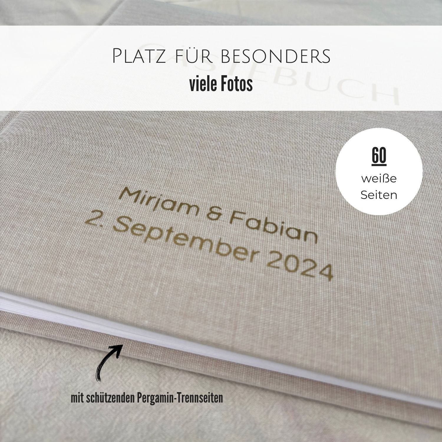 Hochzeitsplanung Zubehör: Gästebuch
